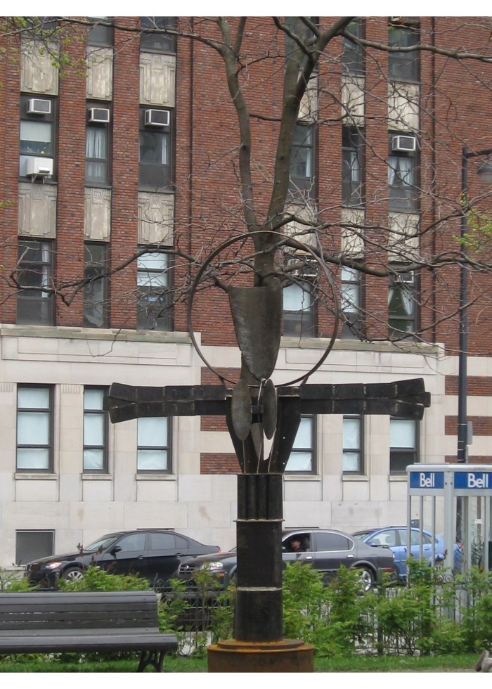 In front of childrens hospital